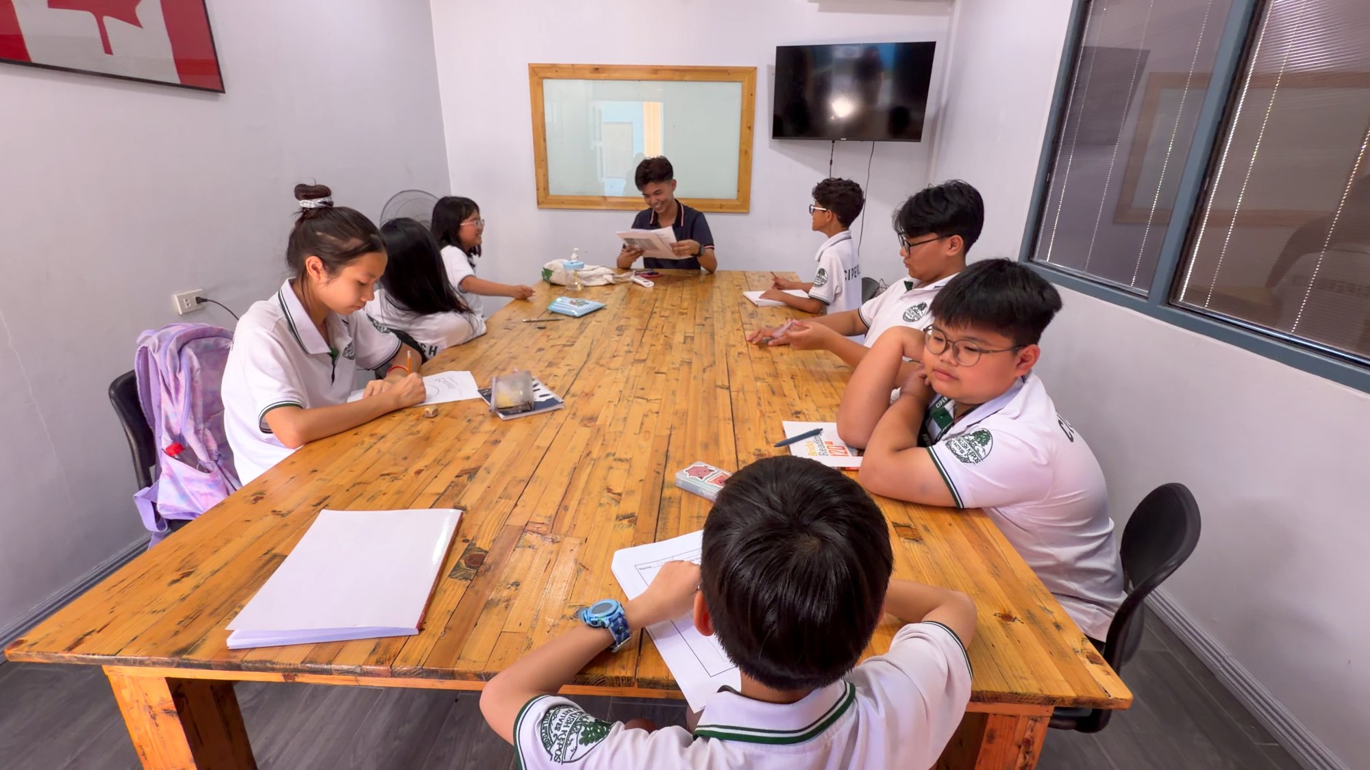 클락 CIP 어학원 강의실 사진