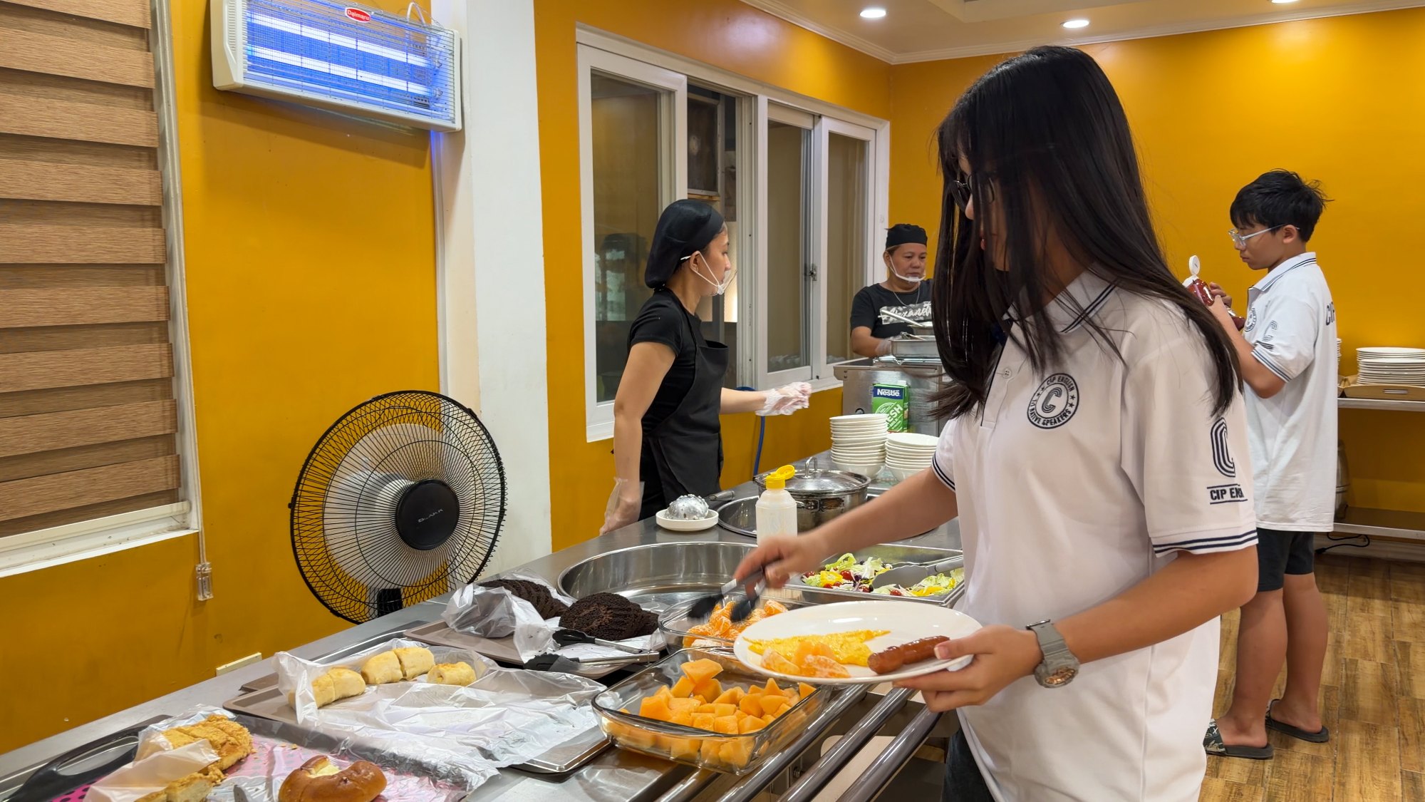 클락 CIP 어학원 식당 사진