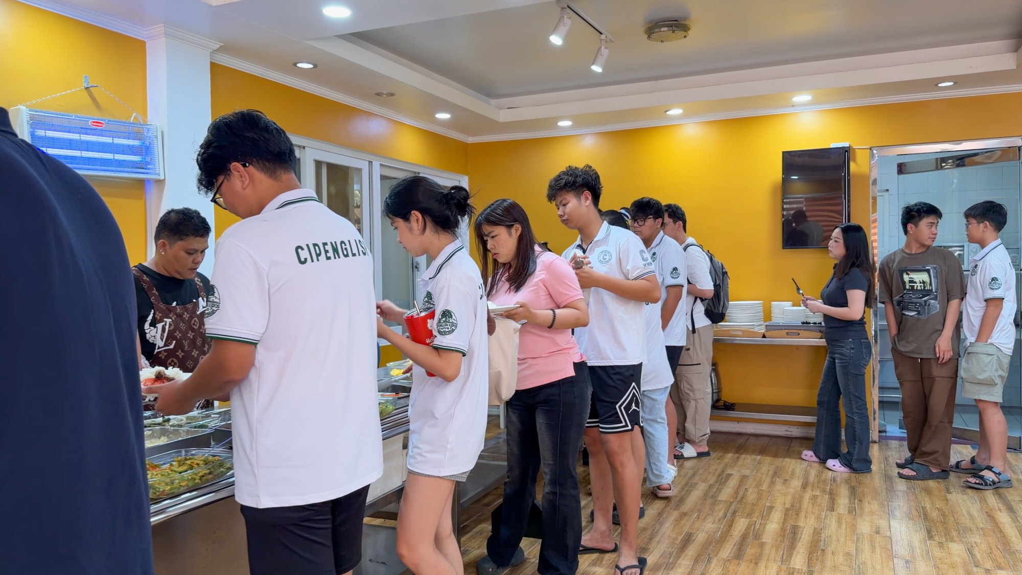 클락 CIP 어학원 식당 사진
